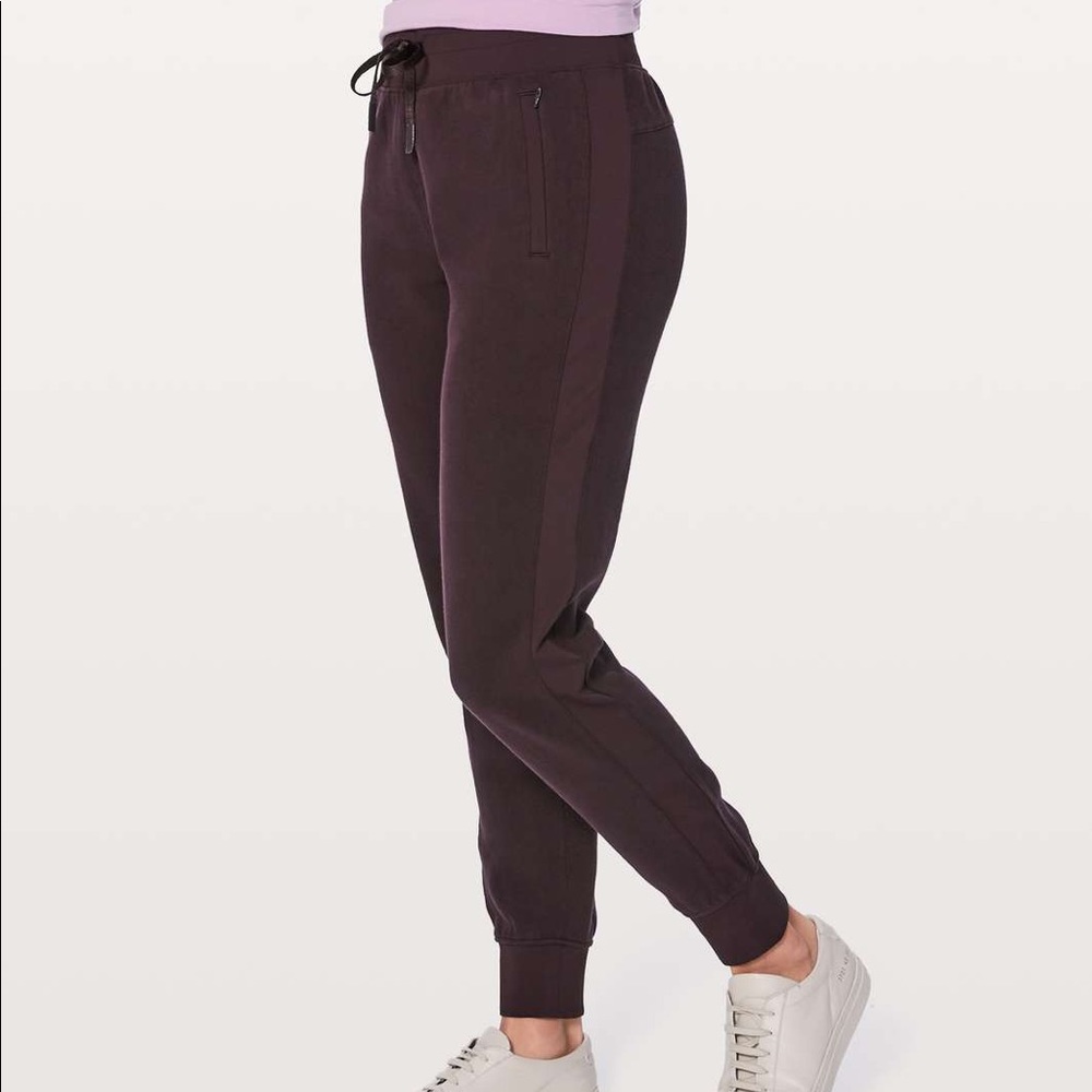 lululemon athletica Women's Black Cherry Get Going Track Joggers